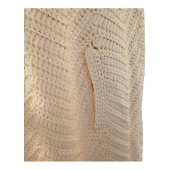 Handmade Victorian Cape Poncho With Hand openings Beautiful  One Size - Picture 6 of 16